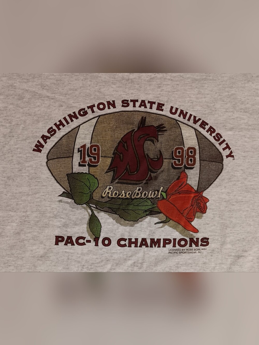 Vintage Washington State Cougars Pac-10 Champions T-Shirt college football